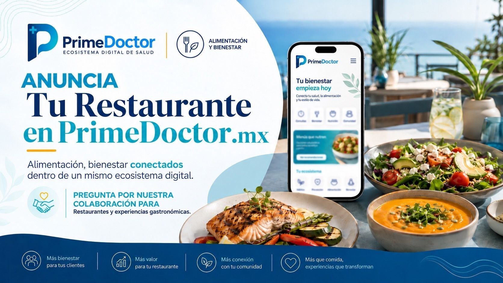 Tu Restaurante en PrimeDoctor